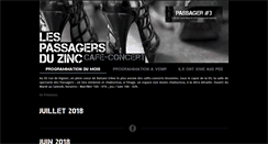 Desktop Screenshot of lespassagersduzinc.com